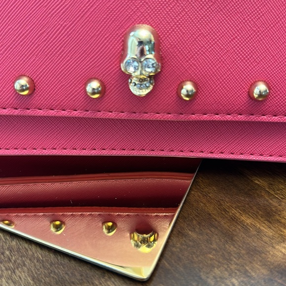 Like Dreams Studded Hot Pink Crossbody Bag - Picture 2 of 10